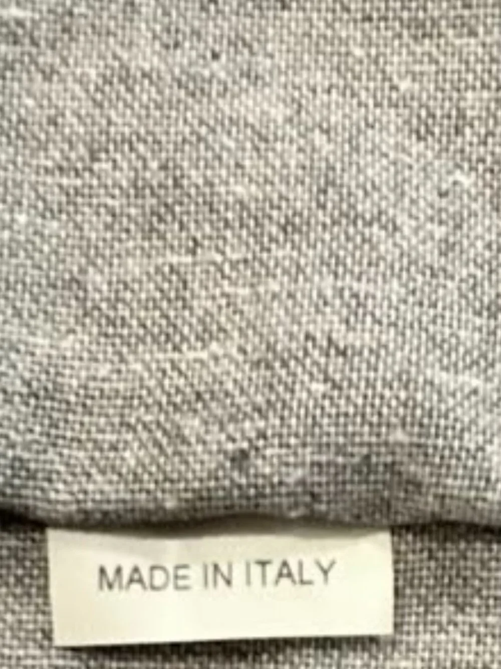 Brunello Cucinelli Gray Garment Dust Bag Drawstring 17x13 Folded 36.5x13 Open
